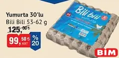 BİLİ BİLİ YUMURTA 30'LU 53-62 G